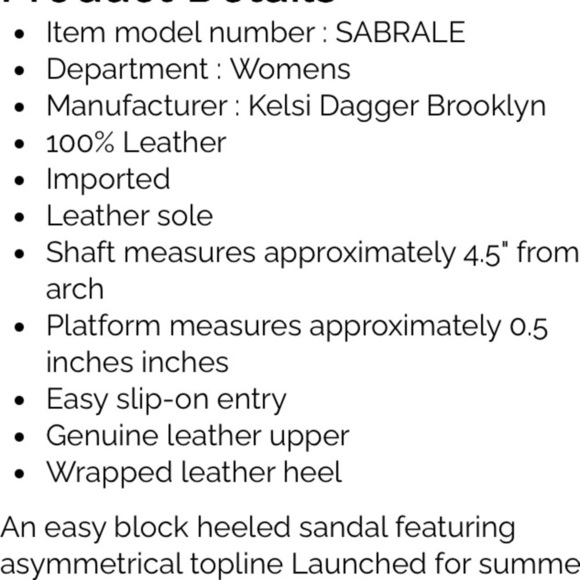 NWOB Kelsi Dagger Brooklyn Sabrale Metallic Cooper Leather Peep Toe Slide Sandal - Picture 11 of 11